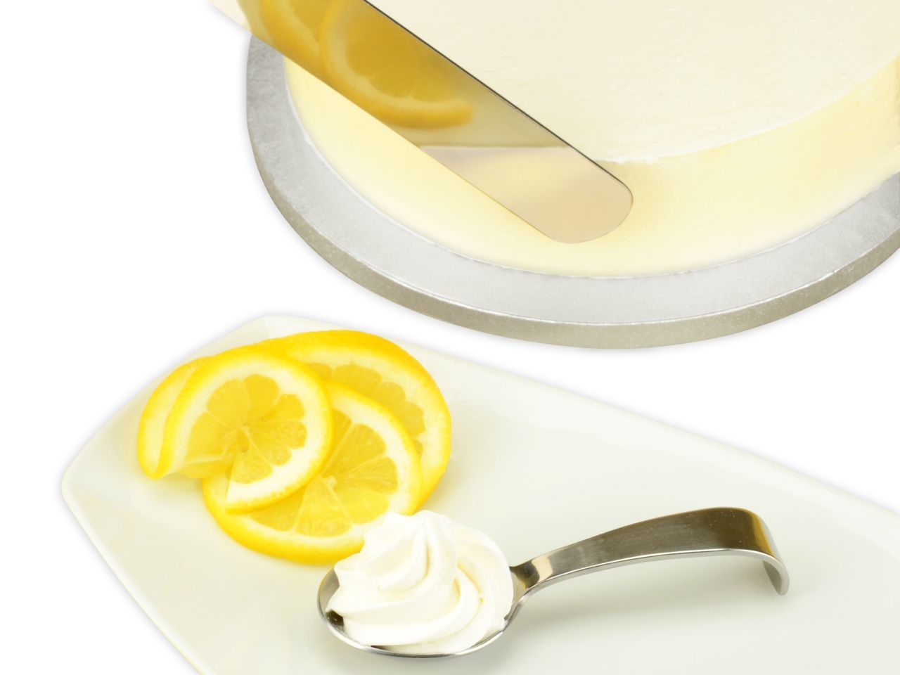 Torten- und Dekorcreme, Zitrone, Weiß, 500 g