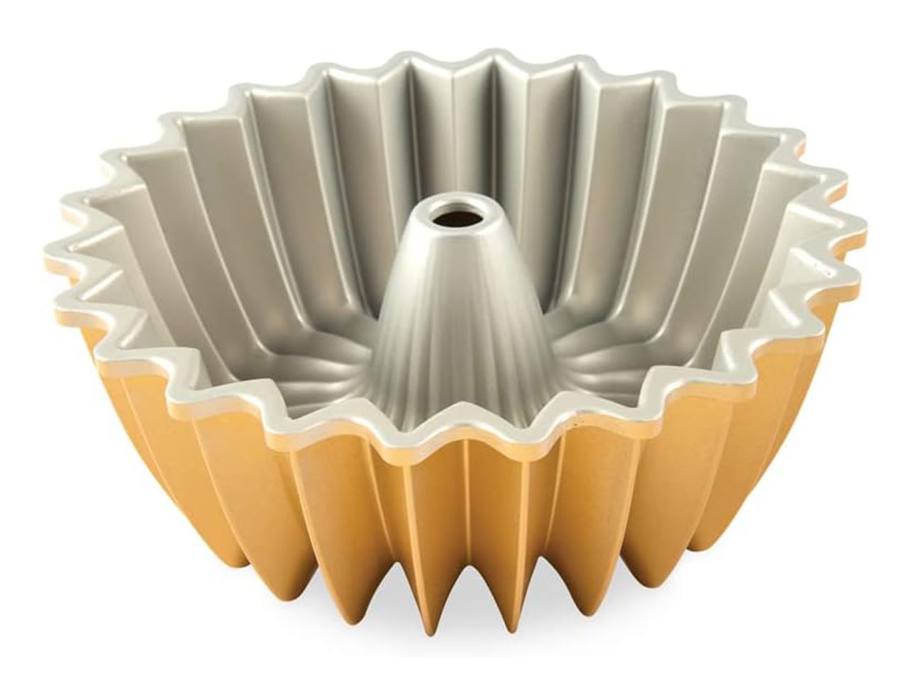 Nordic Ware: Aluguss-Backform Brilliance Bundt Pan, Antihaft, 1,18 L, 19 x 7,5 cm