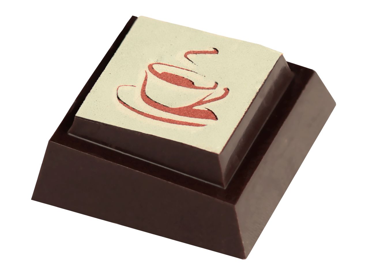 Schokoladen-Magnetform: Cubo, Kunststoff & Edelstahl, 20 Mulden á 29 x 29 x 12 mm