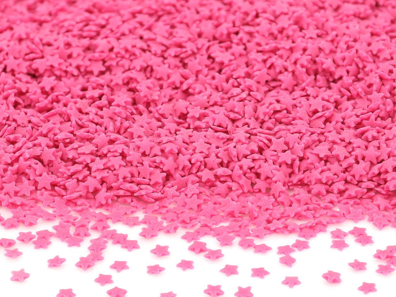 Streudekor Mini-Sterne Pink, Rosa, 80 g