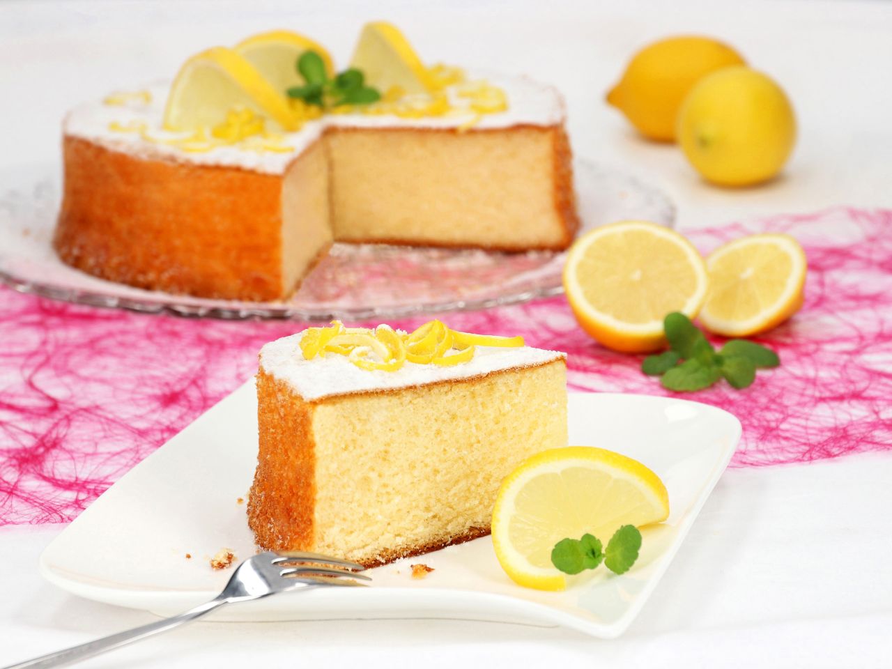Backmischung Fluffy Lemon Cake, inkl. Dekorschnee, 425 g