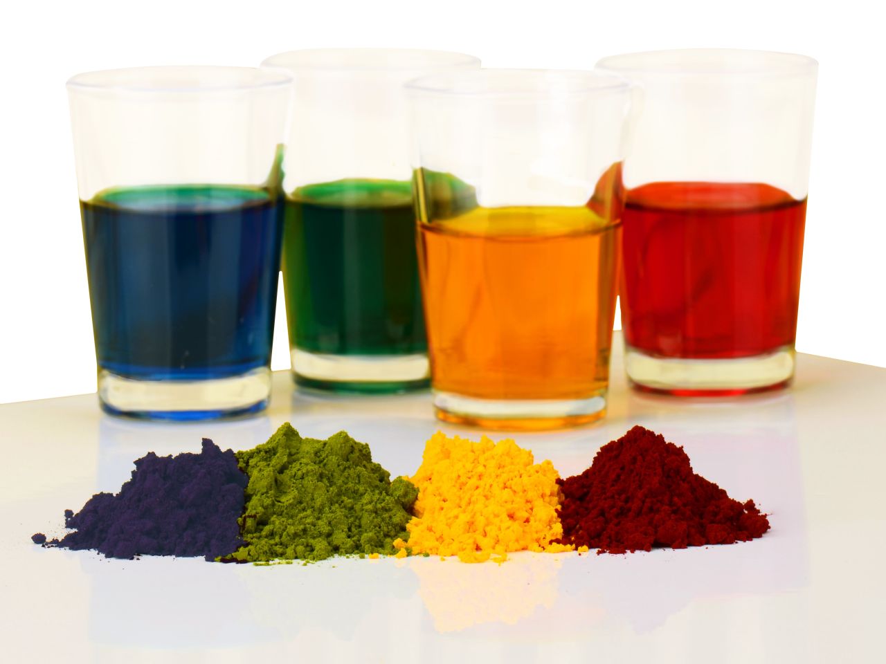 Lebensmittelfarbpulver-Set, 4 Farben à 20 g