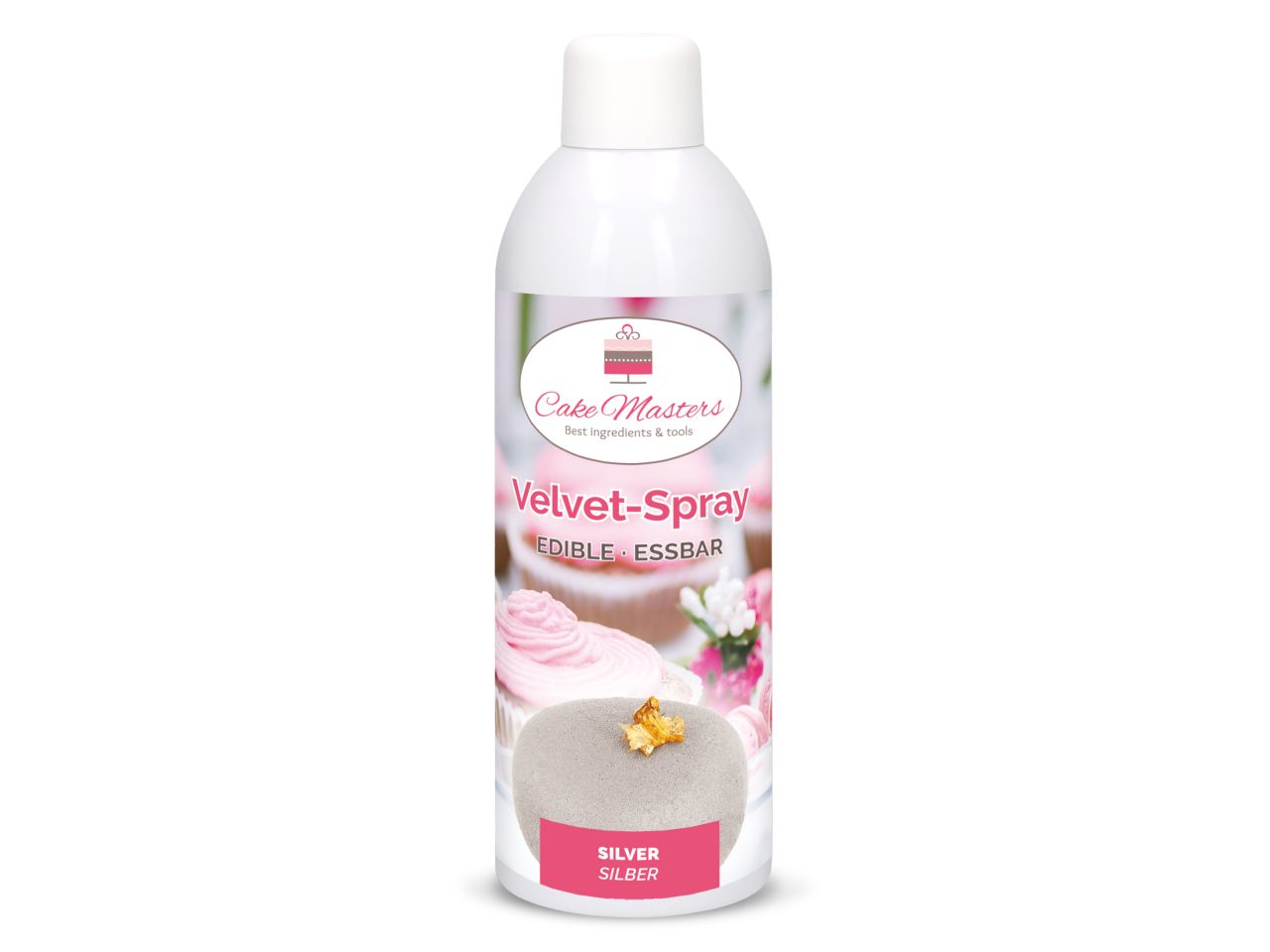 Velvet-Spray für Samt-Effekt, Silber, 400 ml