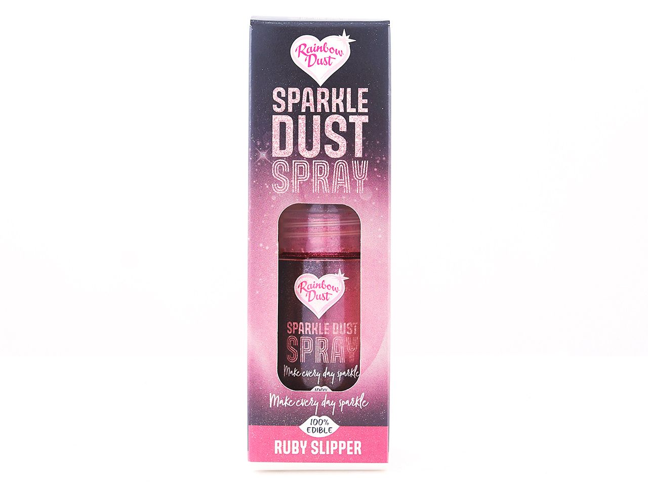 RAINBOW DUST Glitzerpuder: Sparkle Dust Ruby Slipper, essbar, Rubinrot, Pumpspray à 10 g