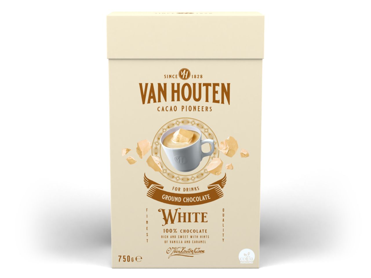 Van Houten Trinkschokolade Weiß 750g