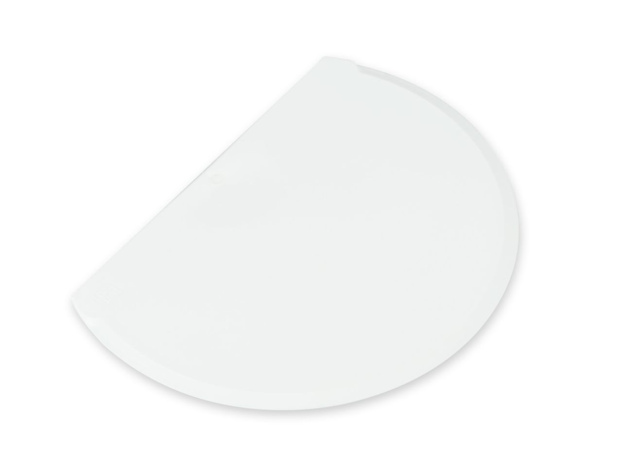 Teigschaber: flexibel, Kunststoff, Weiß, 15,7 x 11,4 cm