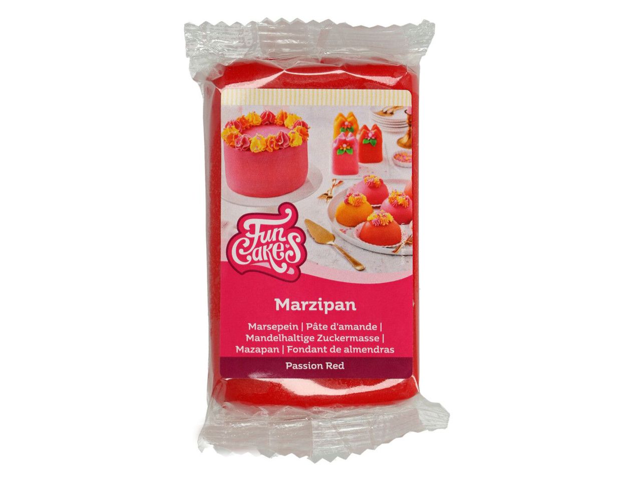 FunCakes - Marzipan - rot - 250g