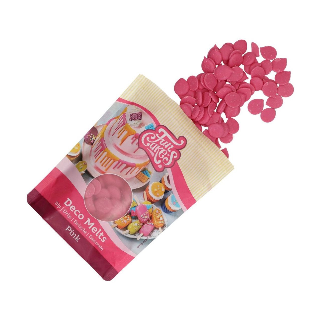 Fettglasur, Deco Melts, rosa, 250g