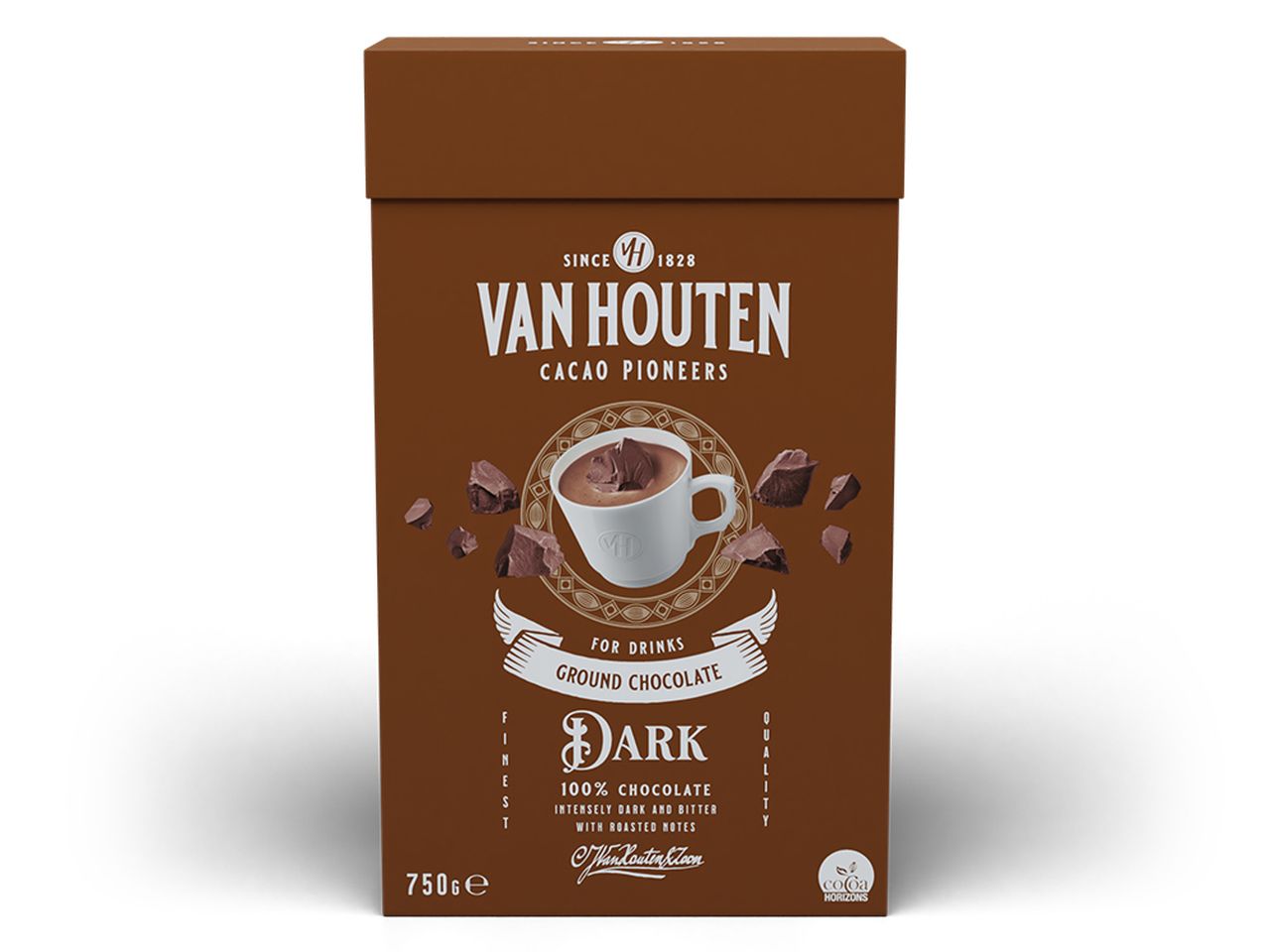 Van Houten Trinkschokolade Zartbitter 750g