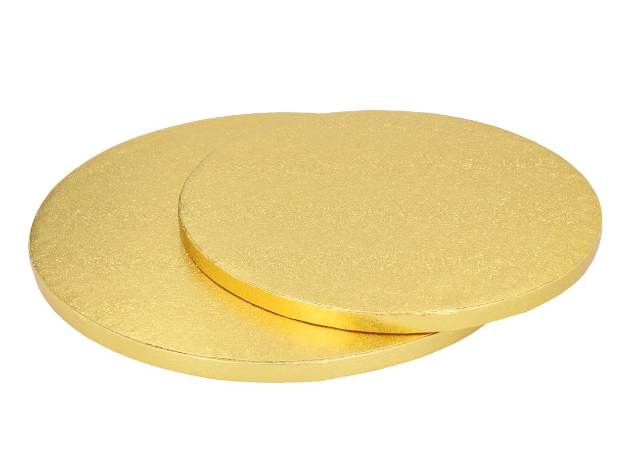 Cakeboard: rund in Gold, 25 x 1,2 cm