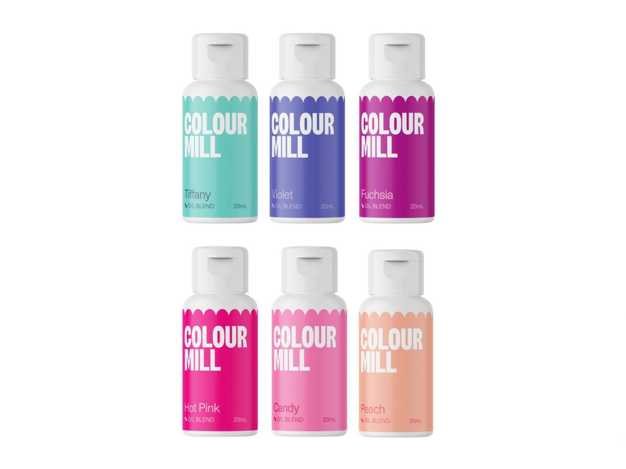 Colour Mill: Schokoladenfarbe Fairy Tale 6er-Set, 6 x 20 ml