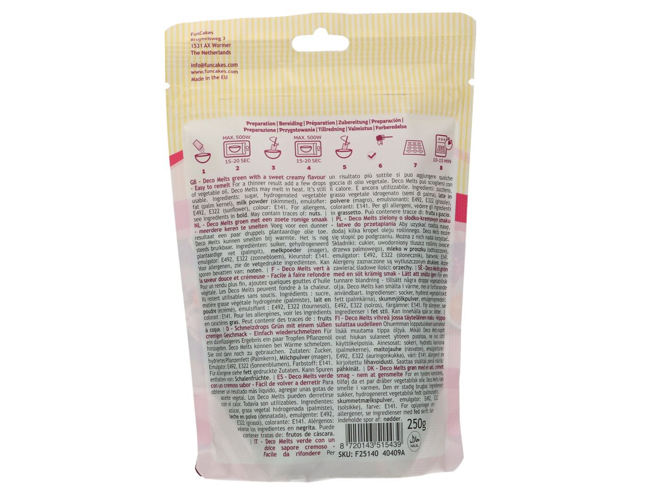 Fettglasur, Deco Melts, dunkelgrün, 250g