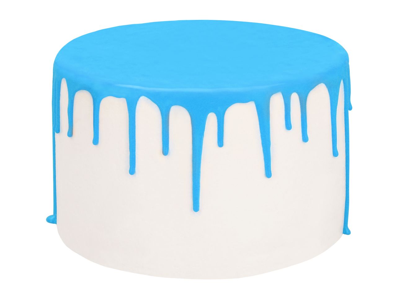 Drip Cake-Glasur Azure Blue, Blau, inkl. Spritzflasche, 250 g