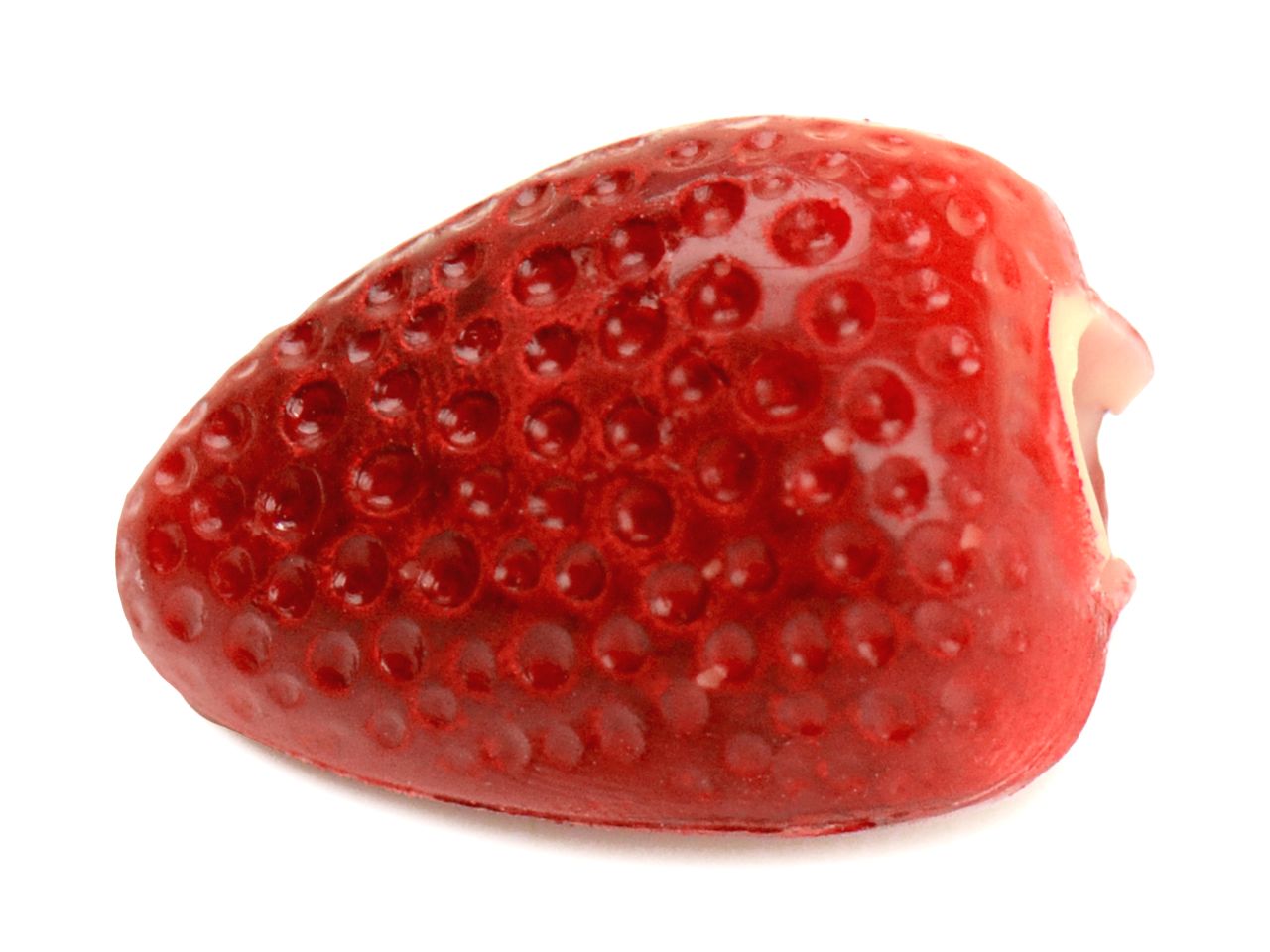Schokoladen-Magnetform: Erdbeere, Kunststoff & Edelstahl, 7 Mulden á 23 x 23 x 35 mm