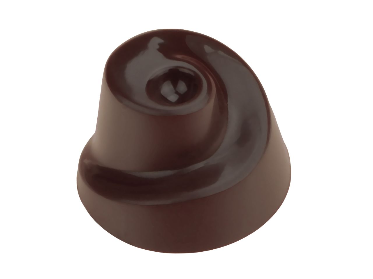 Schokoladenform: Mountain, Kunststoff, transparent, 21 Mulden à 28 x 20 mm