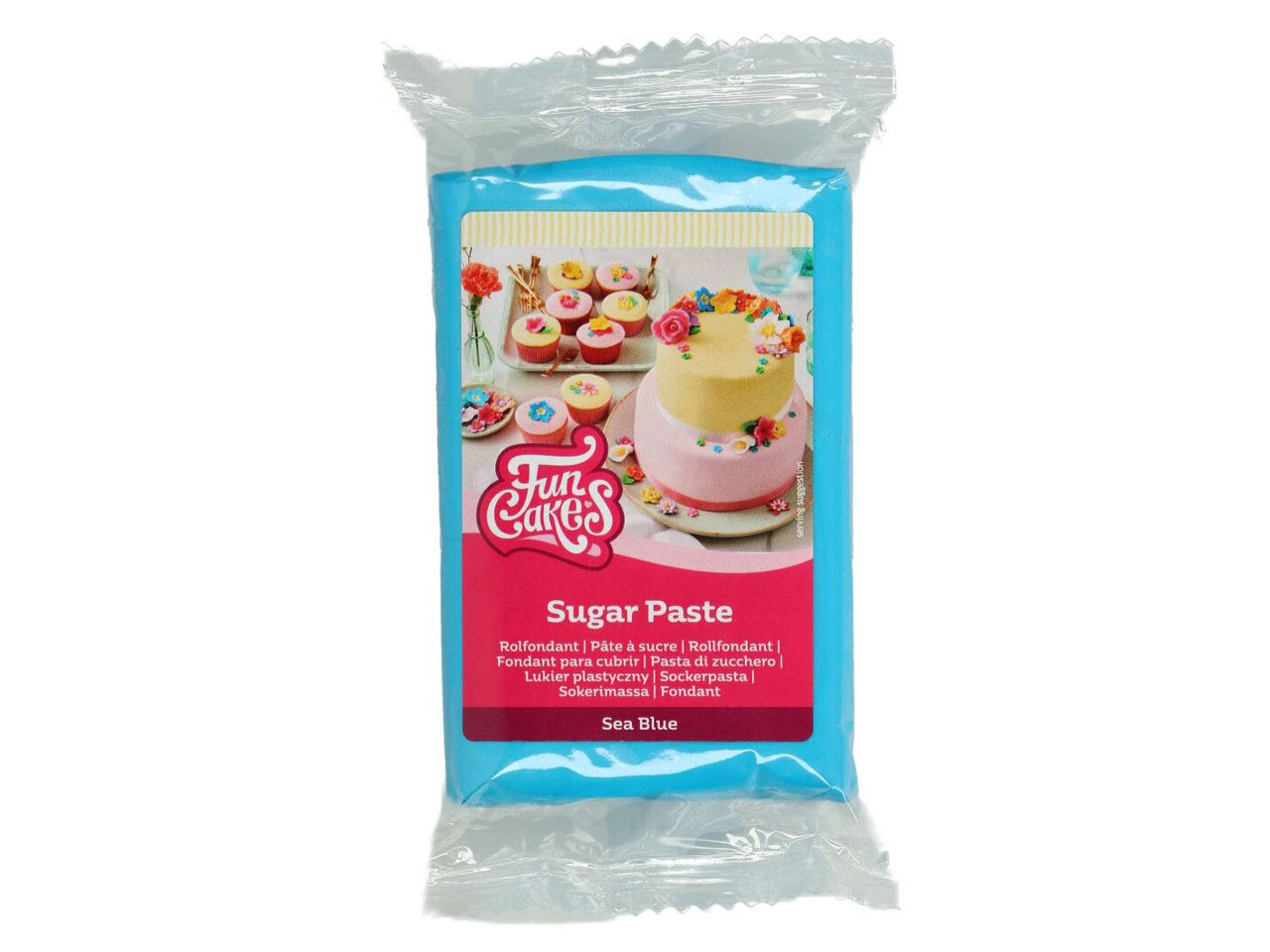 FunCakes Fondant -blau- 250g, Dekormasse