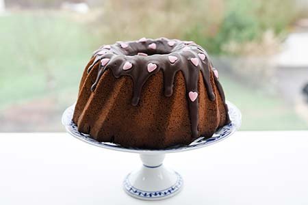 Schokoladen-Rührkuchen zucker- und fettreduziert