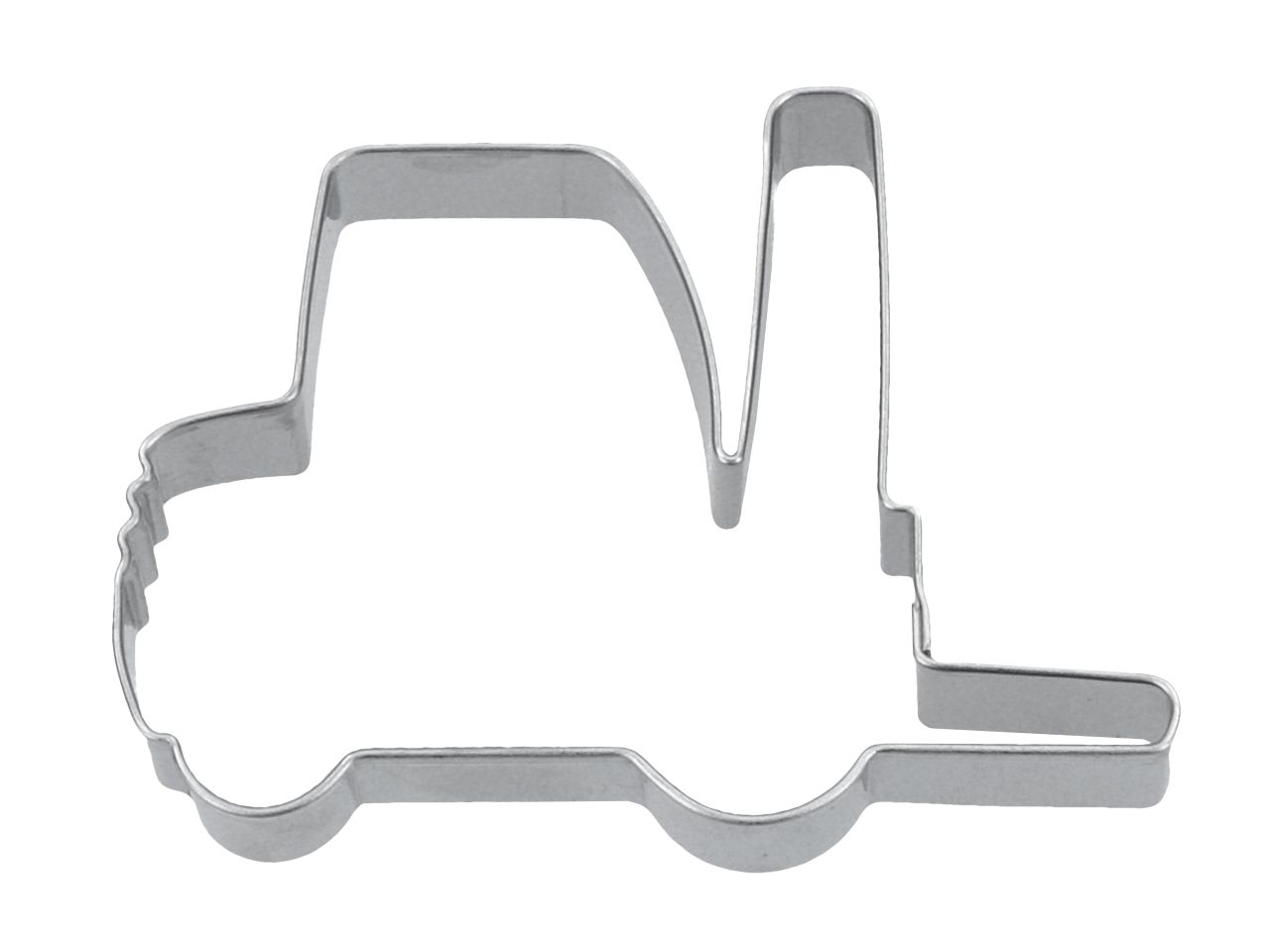 Ausstecher: Gabelstapler, Edelstahl, 5 x 6,8 cm