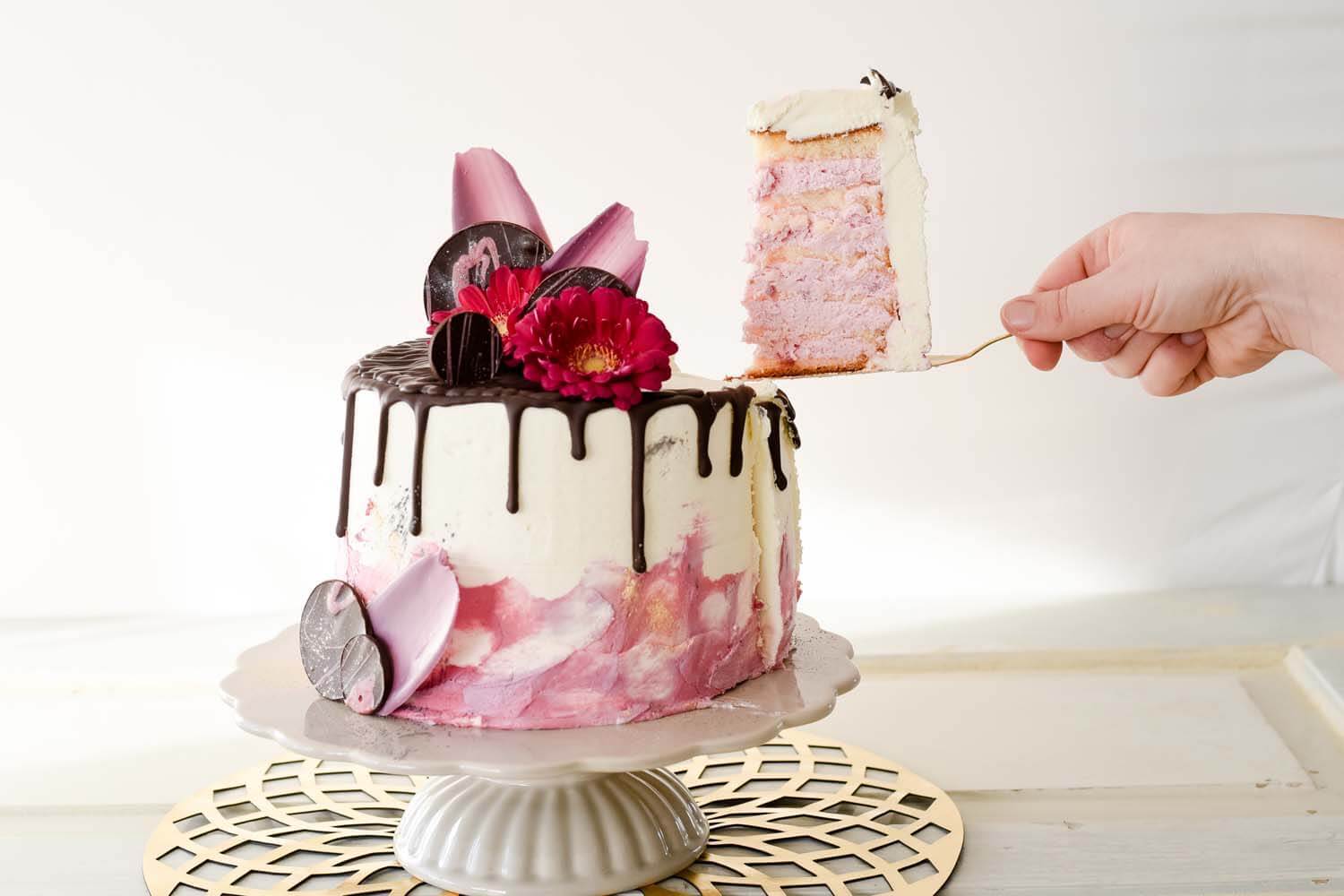 Drip Cake rosé