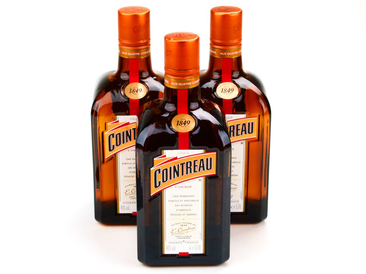 Cointreau: Orangenlikör, 40 % Vol., 50 ml für Pralinenfüllung