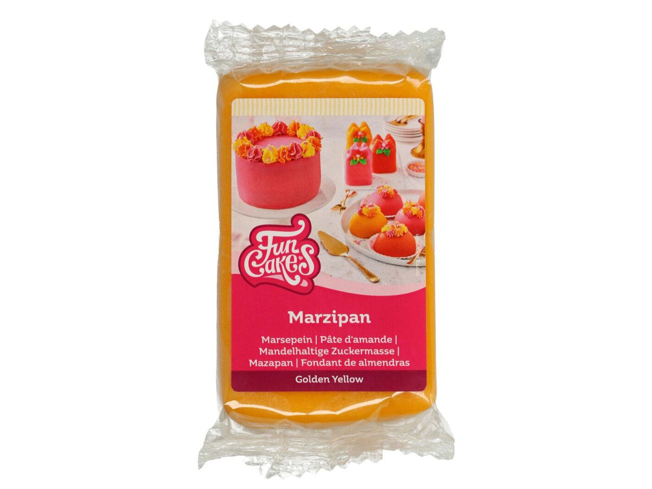 FunCakes - Marzipan - gelb - 250g