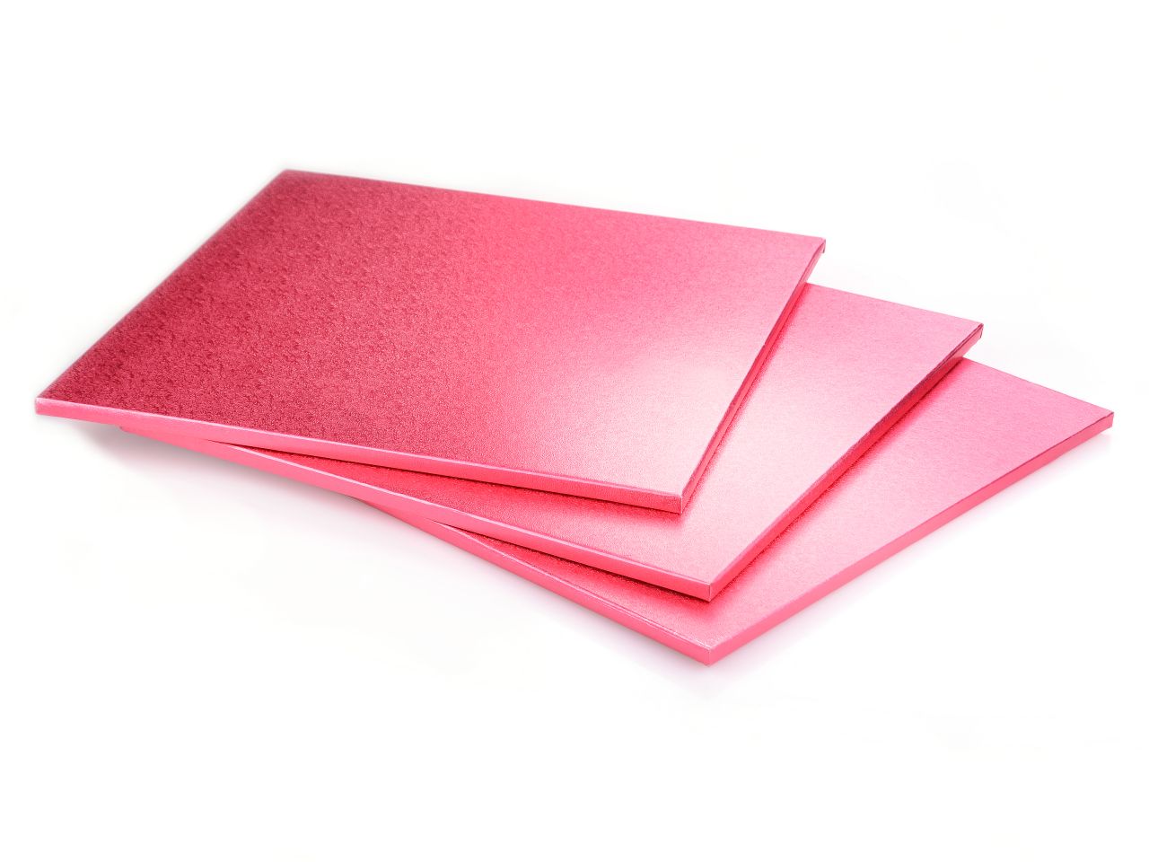 Cakeboard: Quadrat in Pink, 35 x 1,2 cm