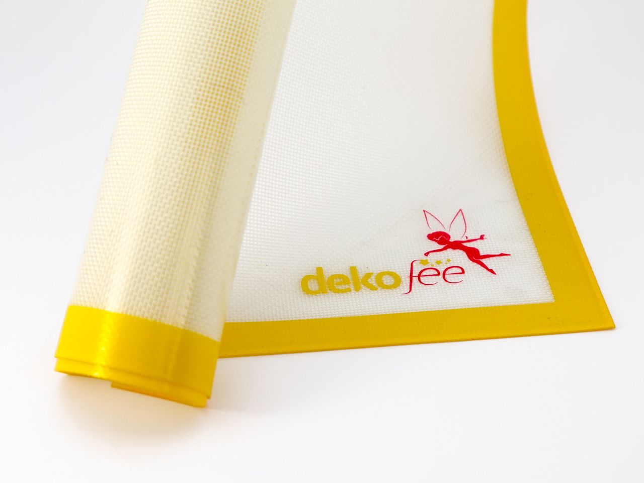 dekofee: Silikon-Backmatte mit Glasfaserkern, Gelb, 60 x 50 cm