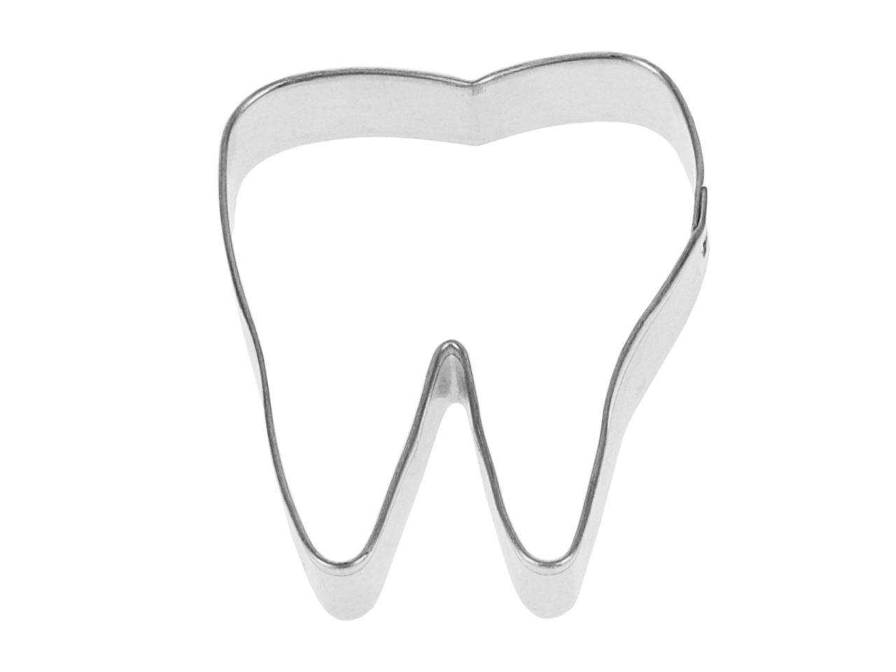Ausstecher: Zahn, Edelstahl, 4 x 6 cm