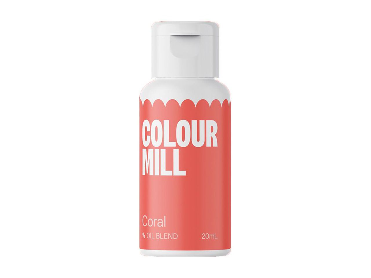 Colour Mill: Schokoladenfarbe Coral, Korallenrot, 20 ml