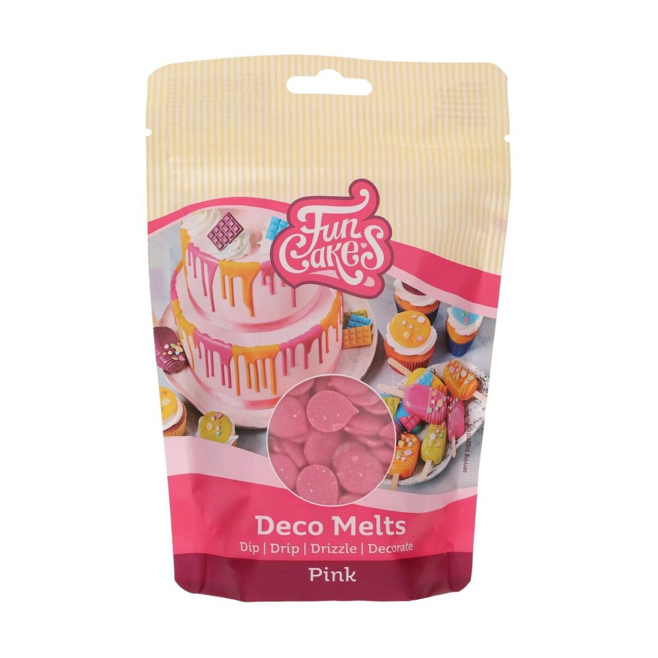 Fettglasur, Deco Melts, rosa, 250g