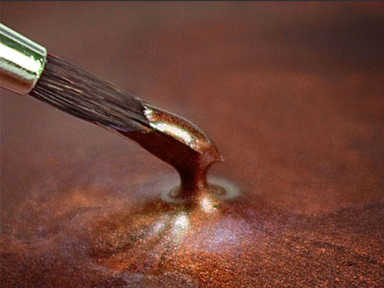 Rainbow Dust: Flüssige Lebensmittelfarbe, Copper/Metallic-Kupfer, 25 ml