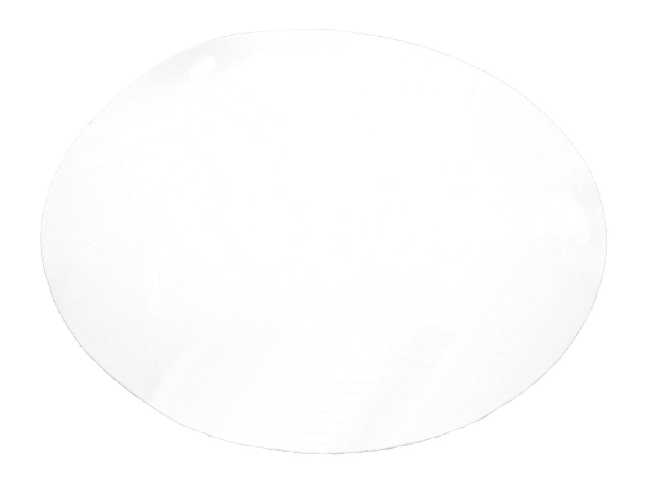 Fondantpapier: Torten- & Cupcakesaufleger Blanko rund, Weiß, 1 Bogen/48 Stück à 3 cm
