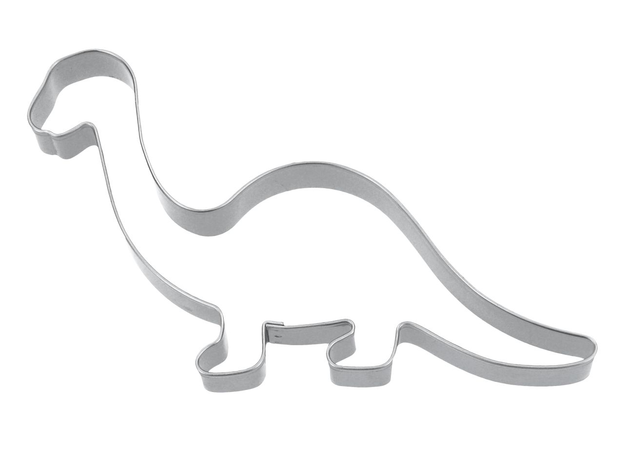 Ausstecher: Dino Brachiosaurus, Edelstahl, 6,8 x 10,5 cm