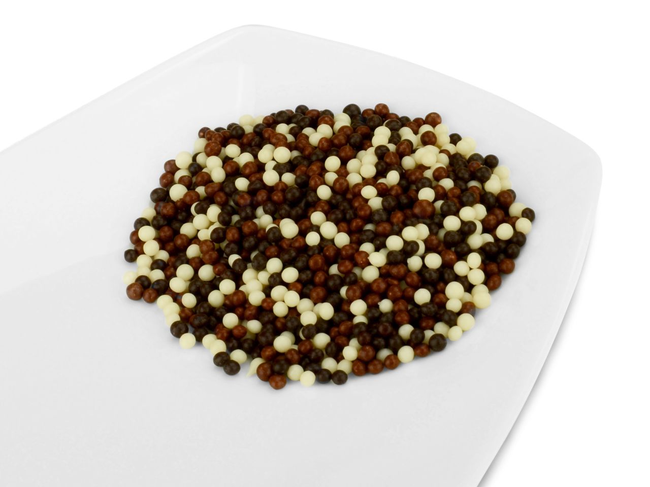 Schoko-Crunch-Pearls, Weiß, Vollmilch & Zartbitter, 2 x 30 g