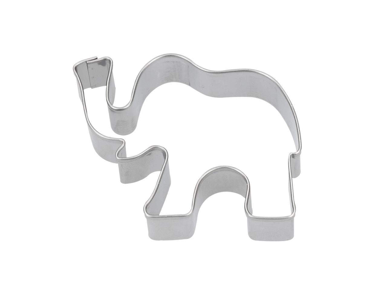 Ausstecher: Elefant, Edelstahl, 4,5 x 4 cm