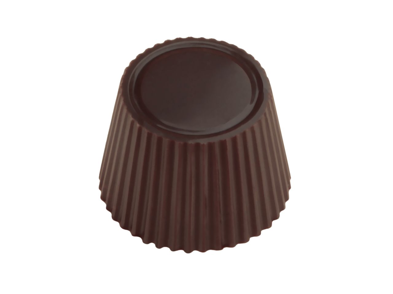 Schokoladenform: Nouvel Praliné, Kunststoff, transparent, 21 Mulden à 22 x 20 mm