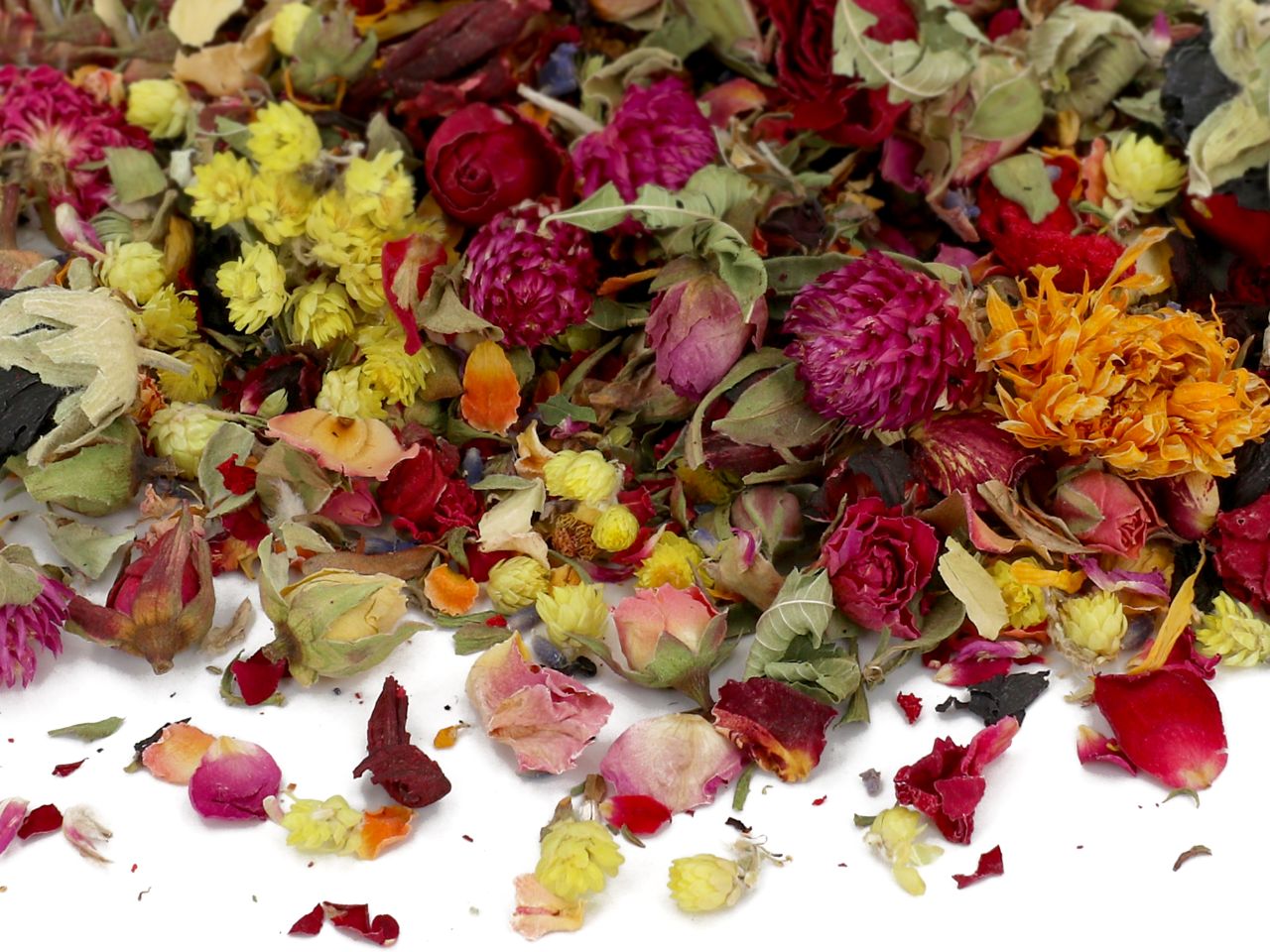 Blütenmischung Türkischer Tee, 6 echte, essbare Blumenarten, 10 g