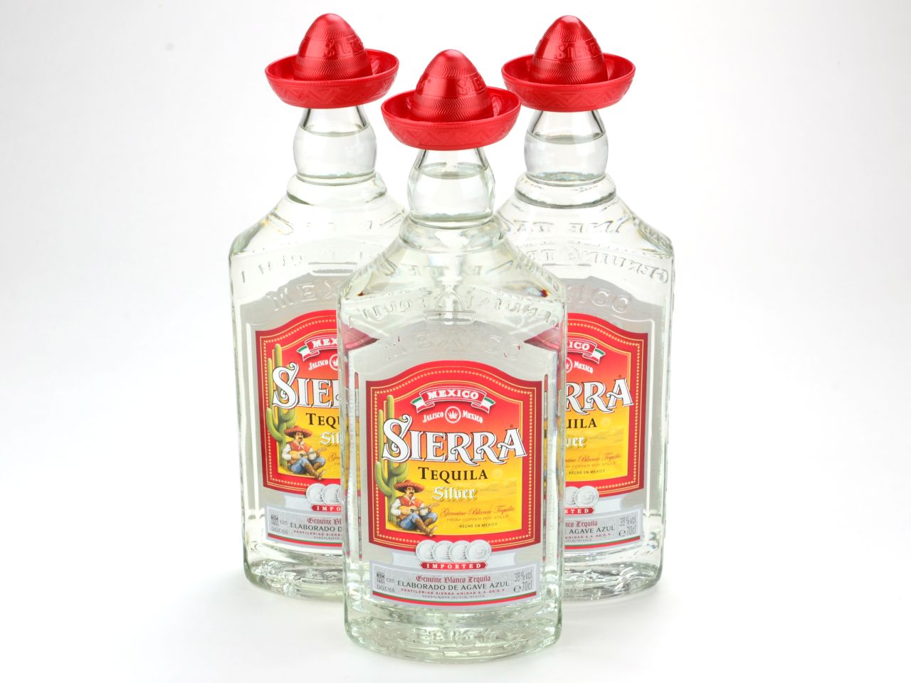 Sierra Tequila Blanco, 38 % Vol., 50 ml für Pralinenfüllung