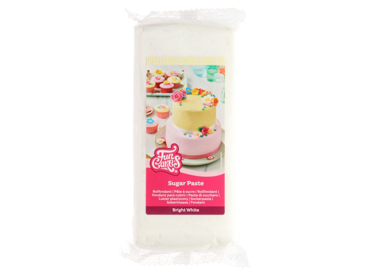 FunCakes - Fondant - weiß - 1kg, Dekormasse