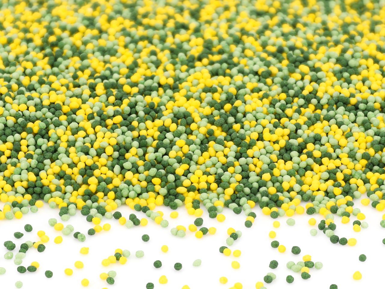 Nonpareille Frühlings-Mix, Gelb & Grün, 100 g