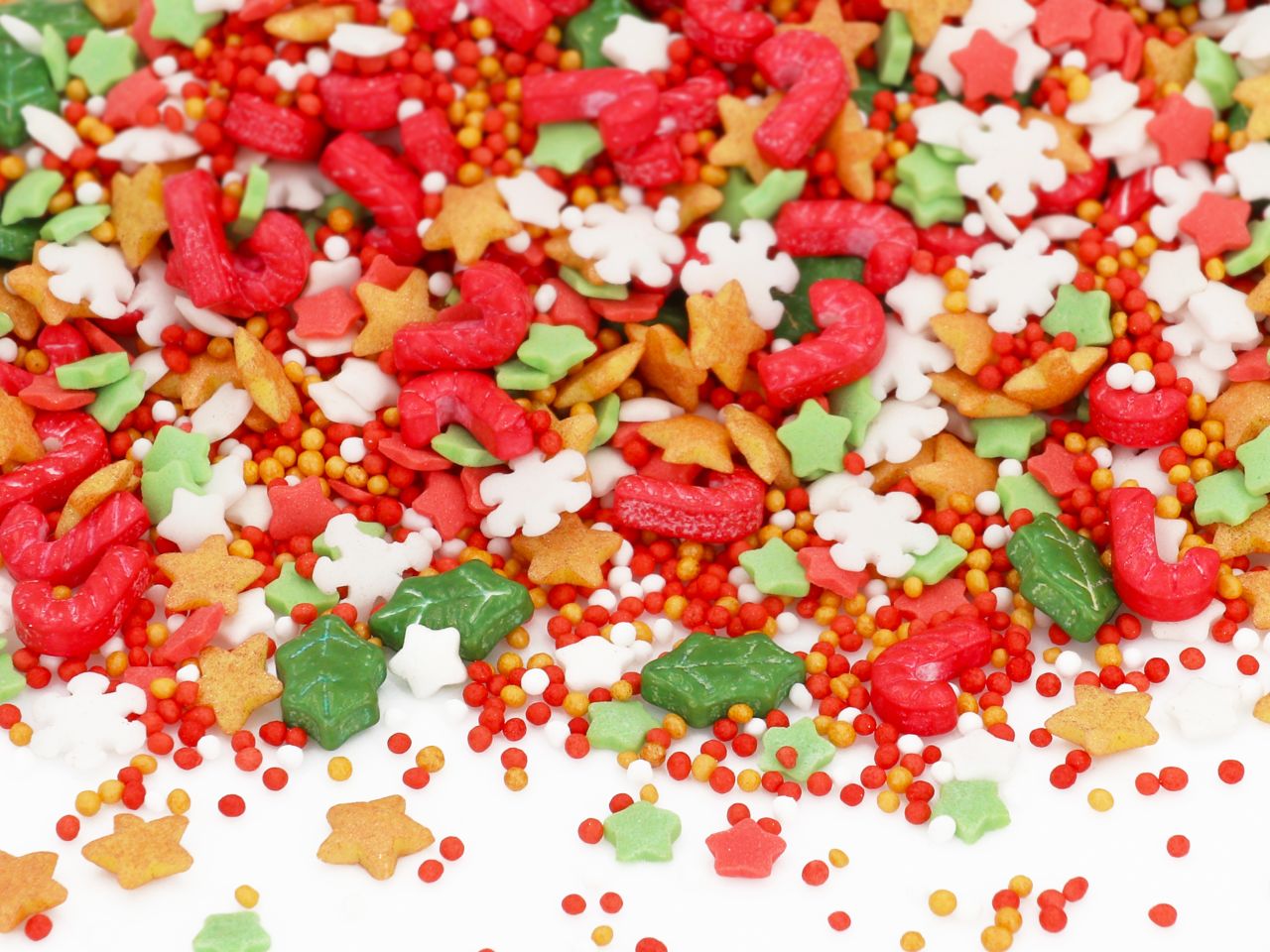 Sprinkles Under the mistletoe, Farb-Mix, 80 g, Vorratsdose