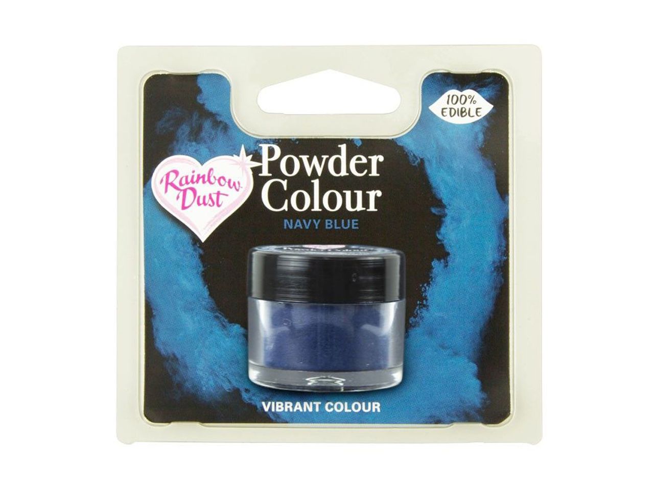 Rainbow Dust: Lebensmittelfarbpulver Navy Blue, Blau, 2 g