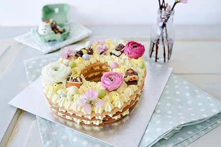 Osterei-Torte / Number Cake / Letter Cake
