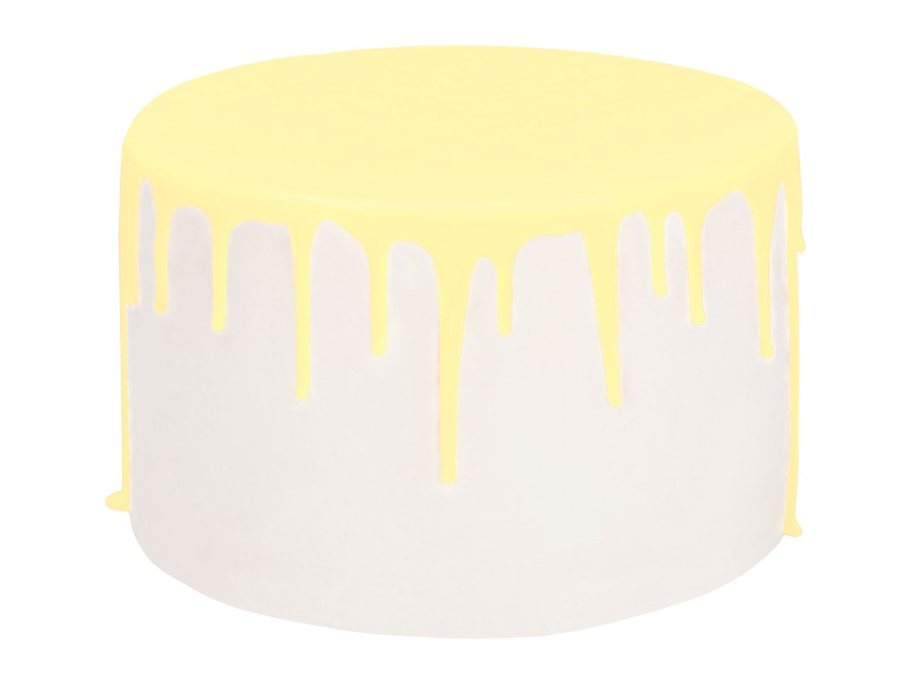 Drip Cake-Glasur Pastel Yellow, Pastellgelb, inkl. Spritzflasche, 250 g