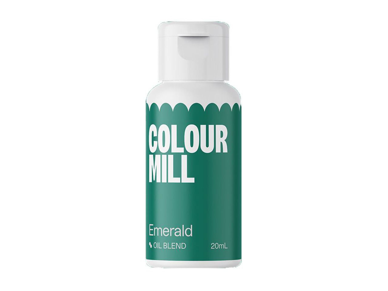 Colour Mill: Schokoladenfarbe Emerald, Smaragdgrün, 20 ml