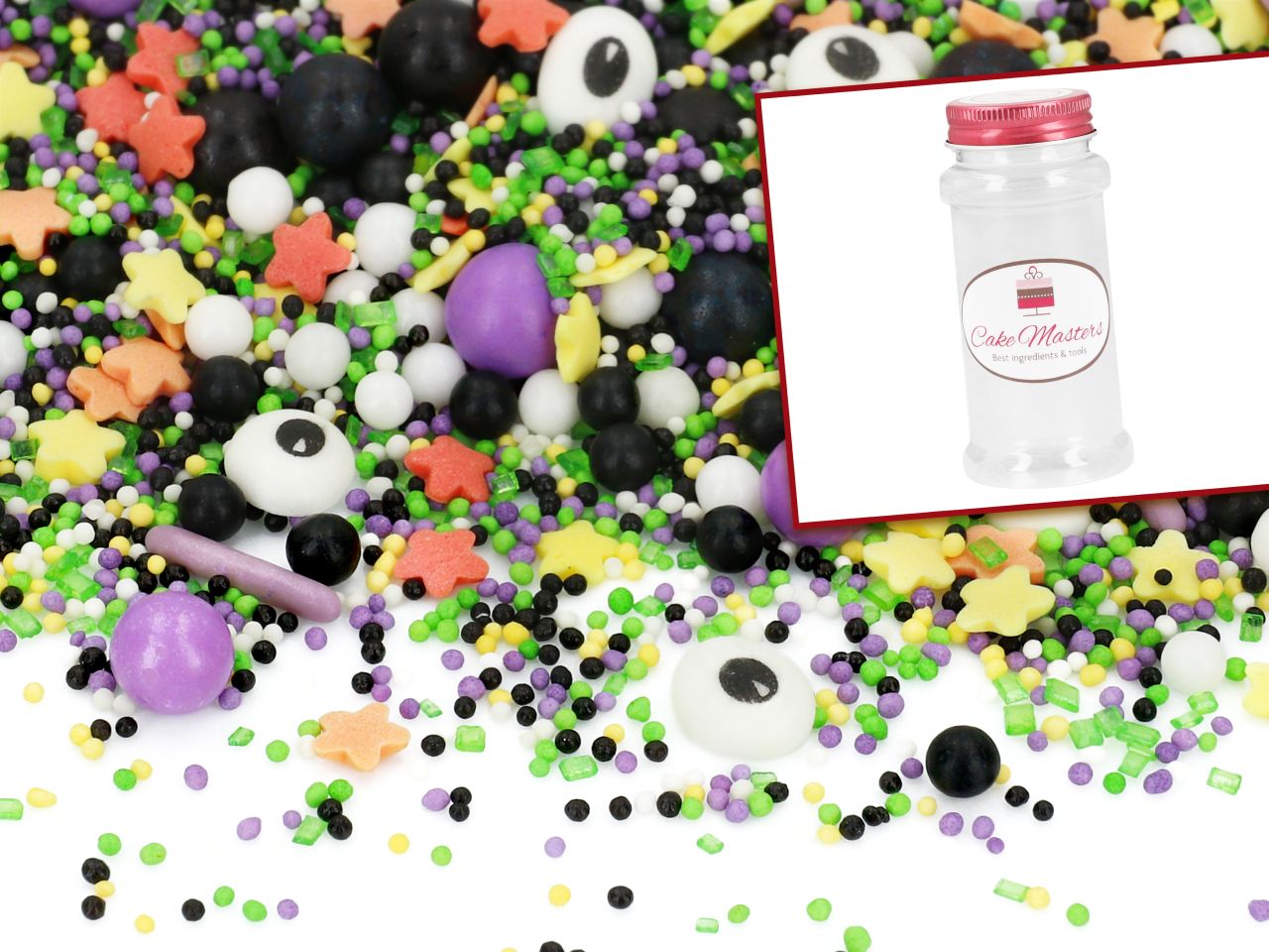 Sprinkles Happy Halloween, Farb-Mix, 80 g, Vorratsdose