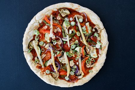 Glutenfreie Veggie Pizza