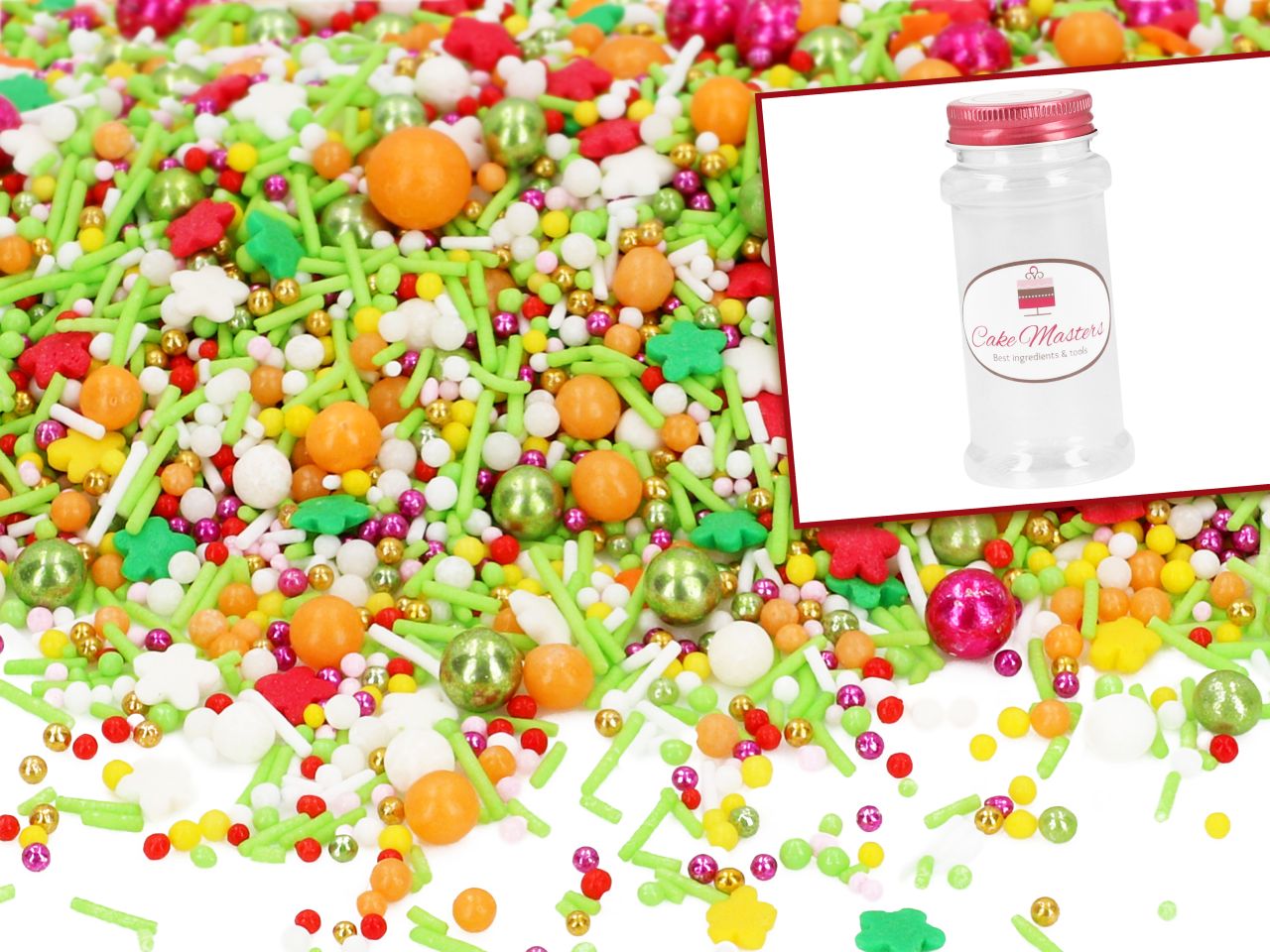 Sprinkles Flower Power, Farb-Mix, 80 g, Vorratsdose