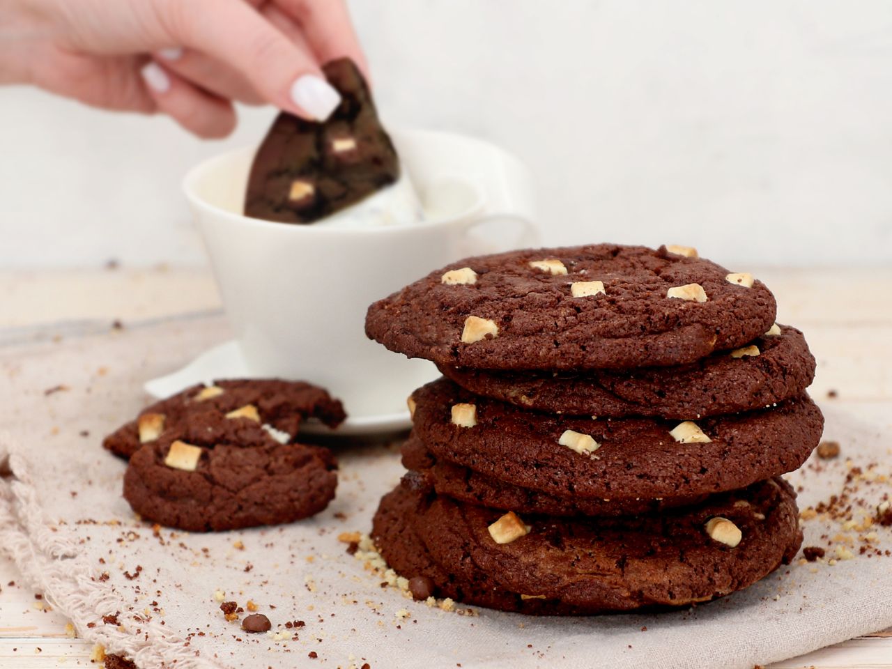 Soft Double Chocolate Cookies 450g