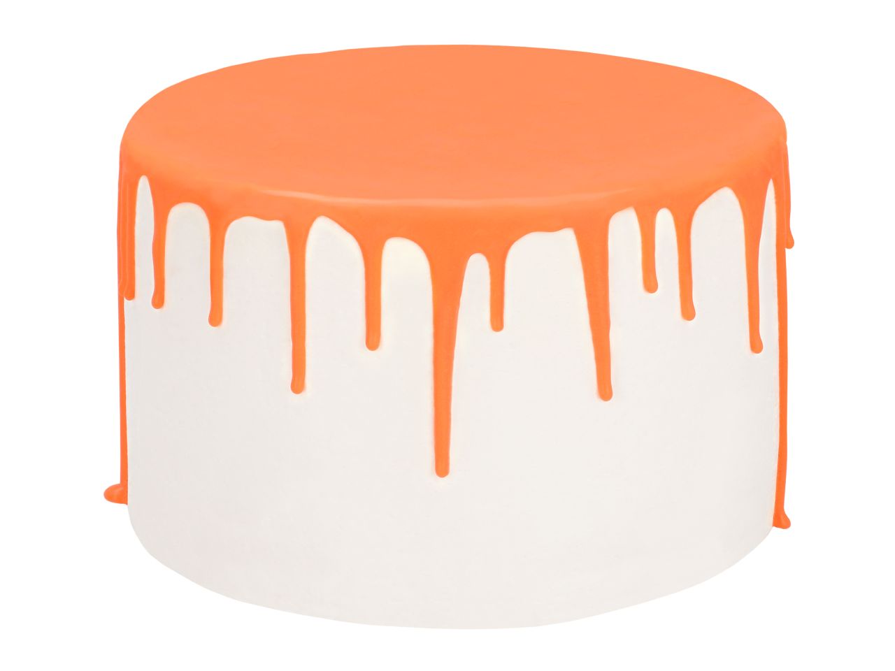 Drip Cake-Glasur Apricot, Orange, inkl. Spritzflasche, 250 g